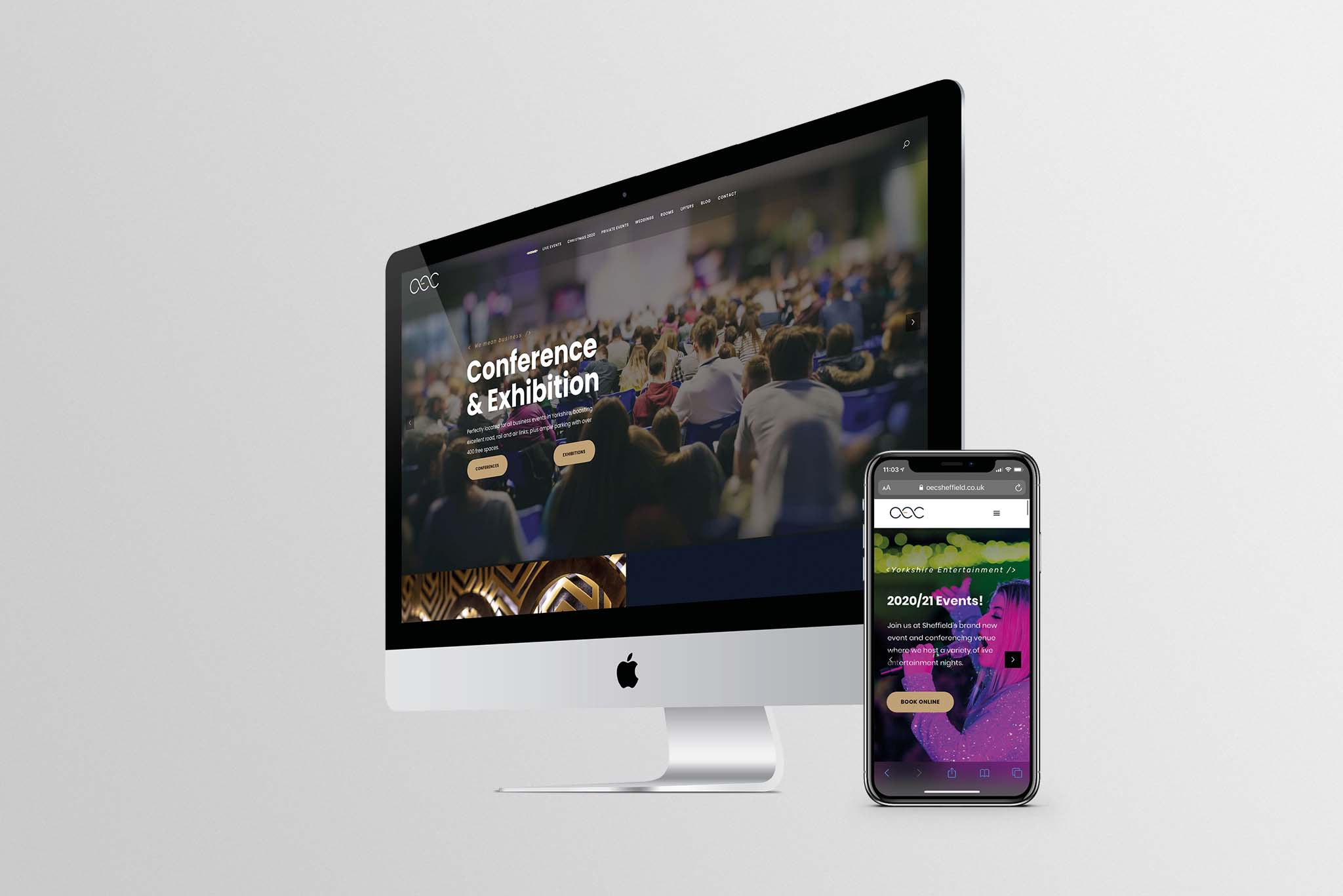 OEC Sheffield Website Design - Fenti Marketing