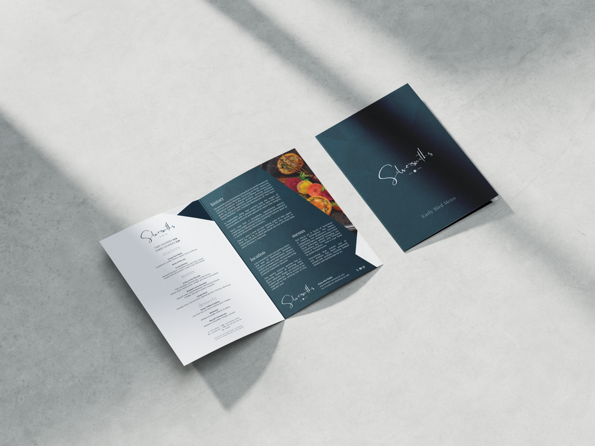 Rebrand for Renowned and Award-winning Sheffield City Centre Restaurant, Silversmiths - Fenti Marketing