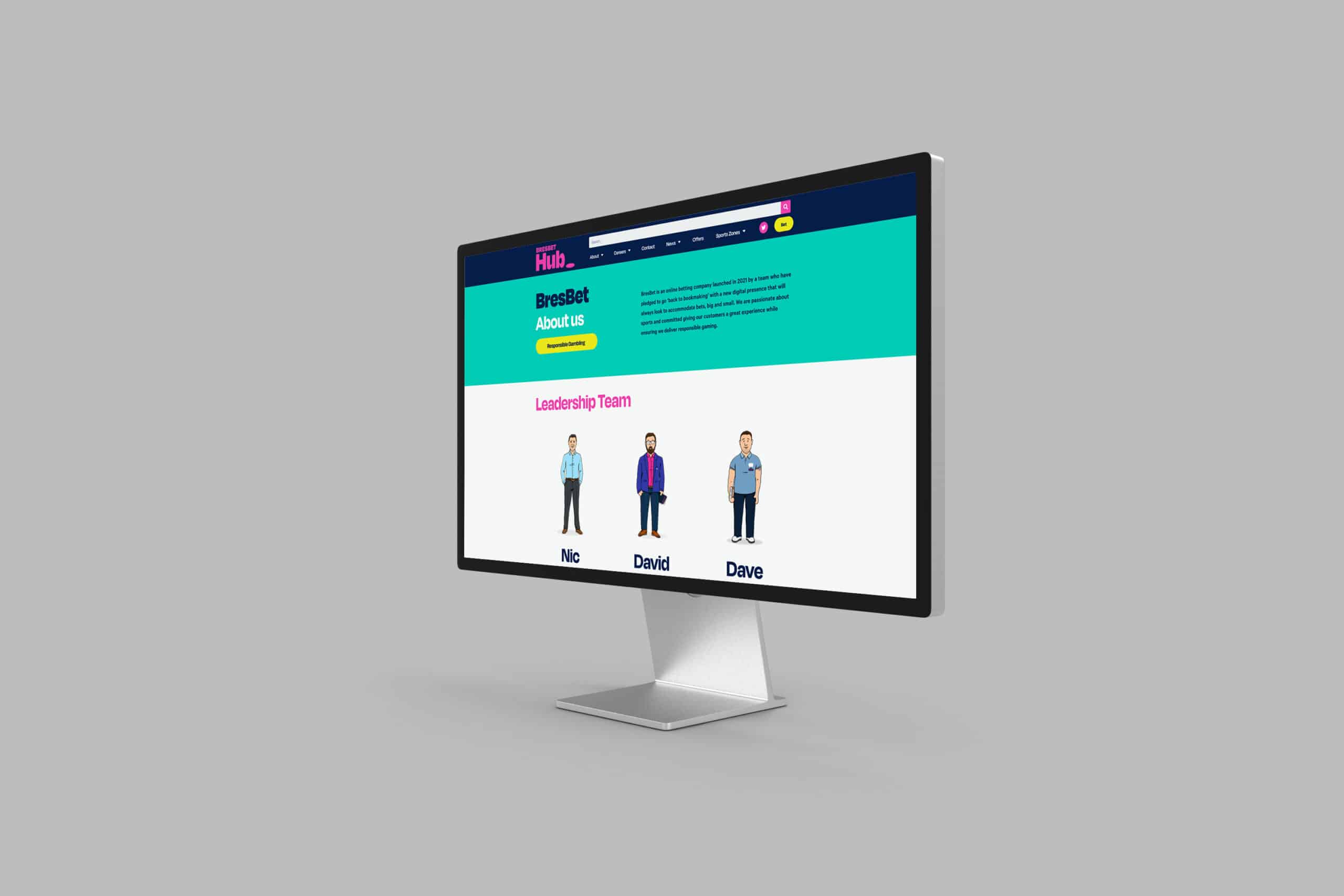 Bresbet Hub Website Design - Fenti Marketing
