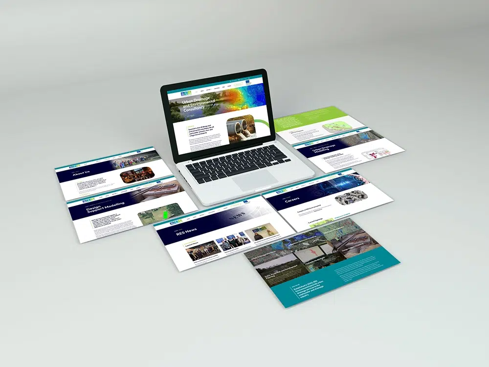 Website Design for RES Urban Drainage and Environmental Consultancy - Fenti Marketing