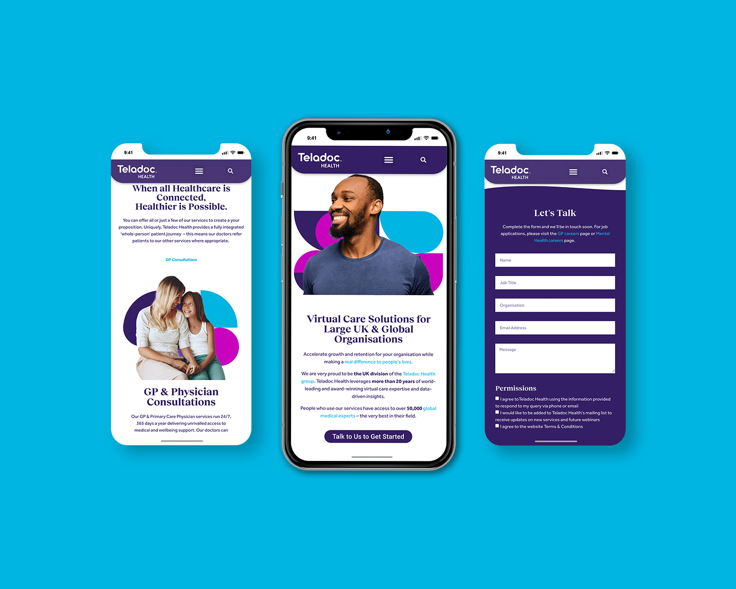 New Website Build and Comprehensive Digital Marketing Campaign for Global Virtual Care provider, Teladoc Health - Fenti Marketing