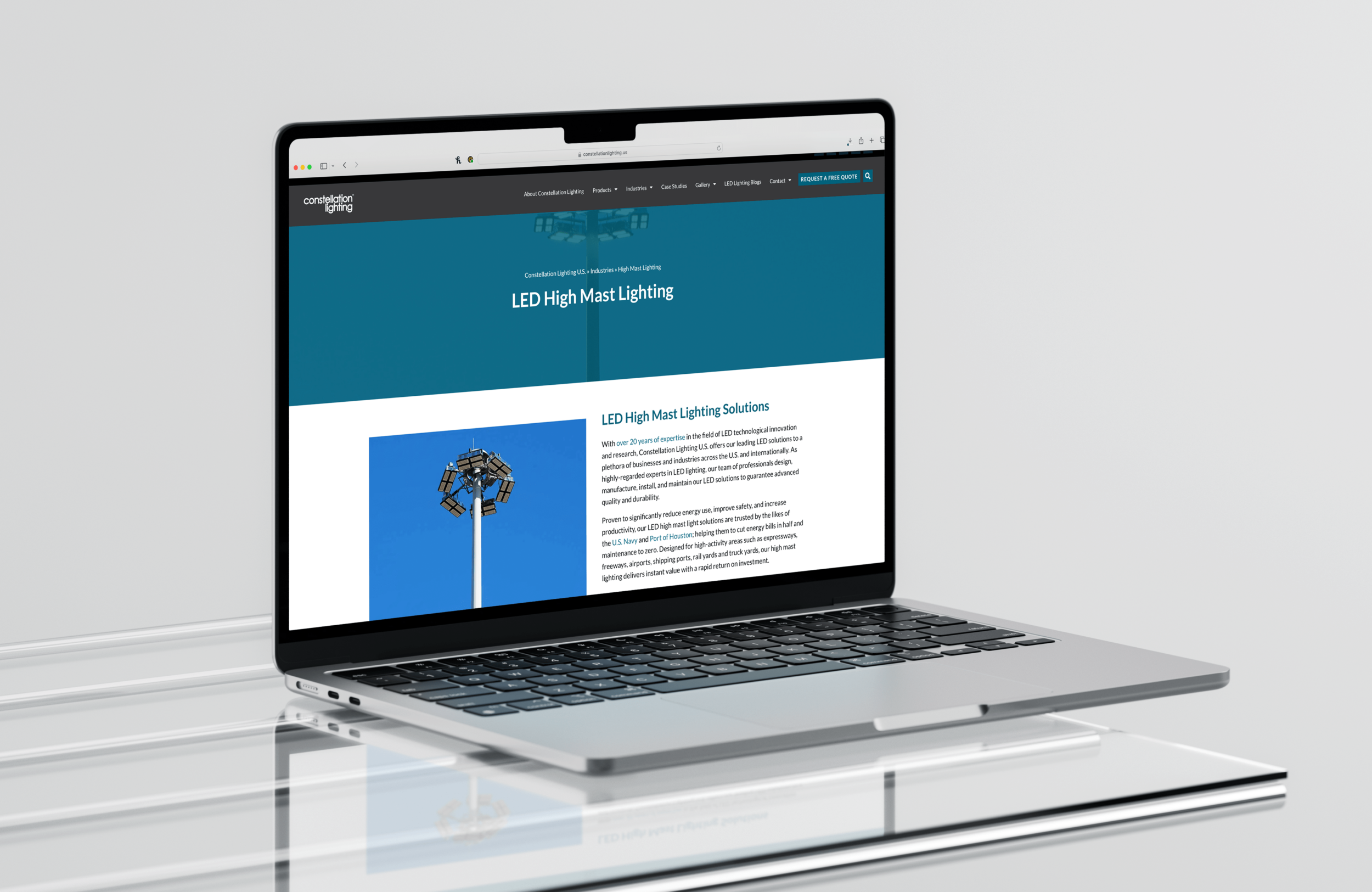 Illuminating success: how we drove a 117% Increase in organic traffic for Constellation Lighting U.S. - Fenti Marketing