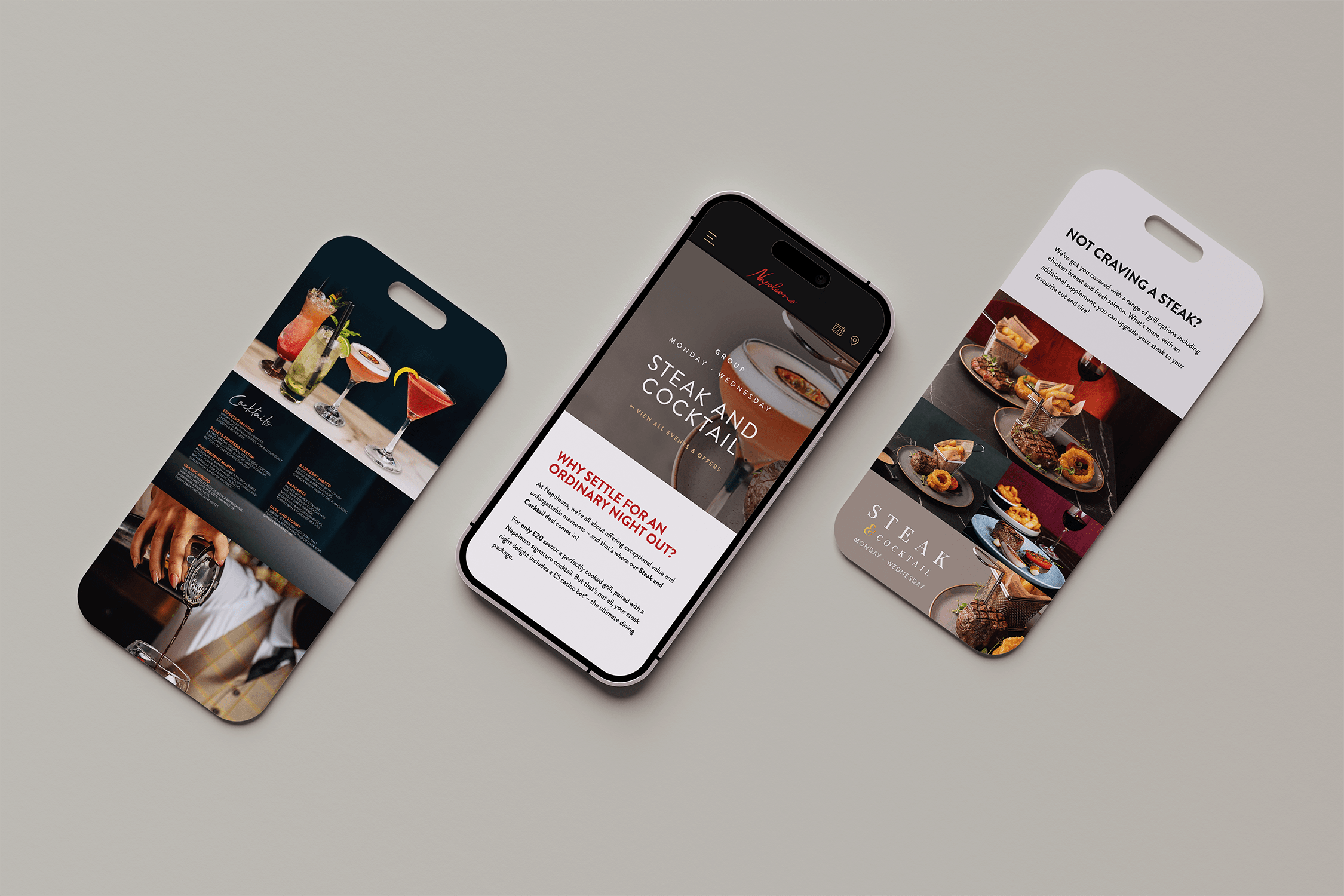 Optimising event visibility and user experience for Napoleons Casinos & Restaurants - Fenti Marketing