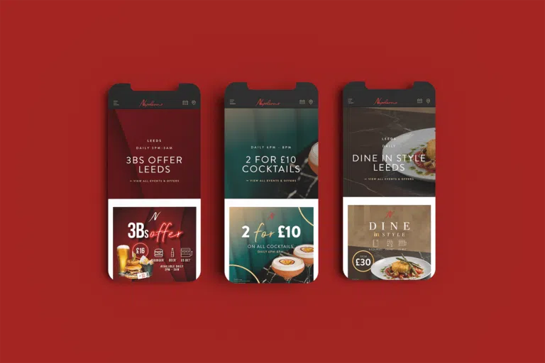 Optimising Event Visibility and User Experience for Napoleons Casinos & Restaurants - Fenti Marketing