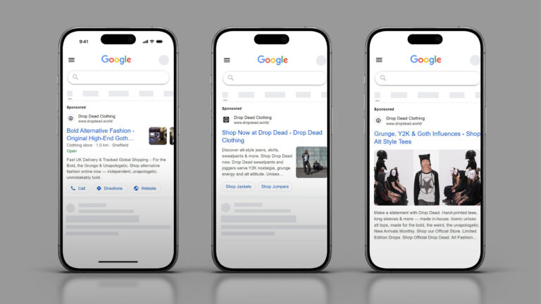 Boosting Visibility: Tailored Google Ads Strategies for Drop Dead - Fenti Marketing