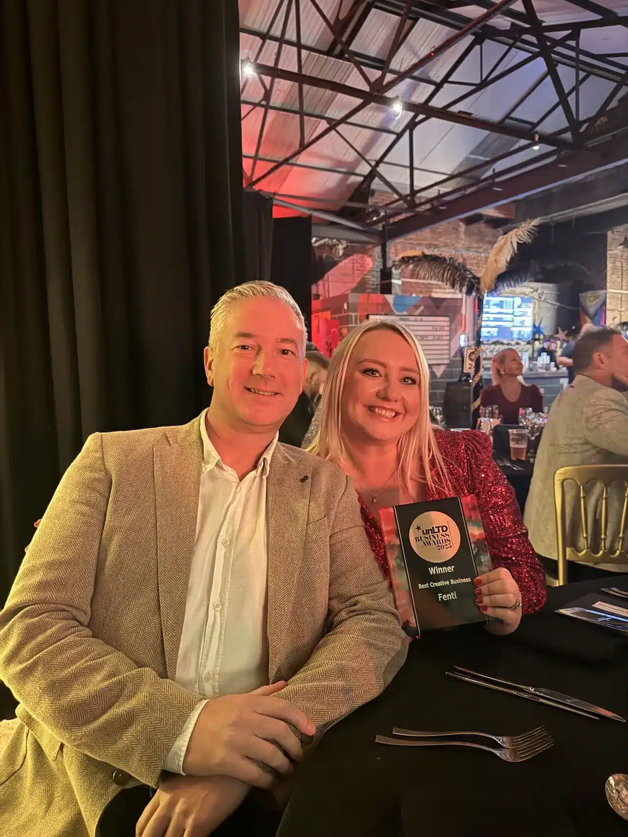 We won! Fenti named Creative Business of the Year at the UNLTD Business Awards 2025 - Fenti Marketing
