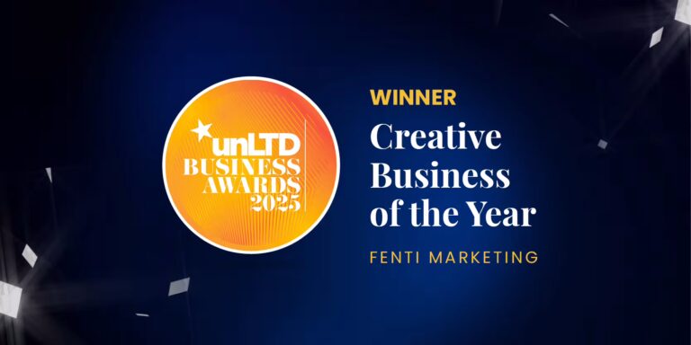 We won! Fenti named Creative Business of the Year at the UNLTD Business Awards 2025 - Fenti Marketing