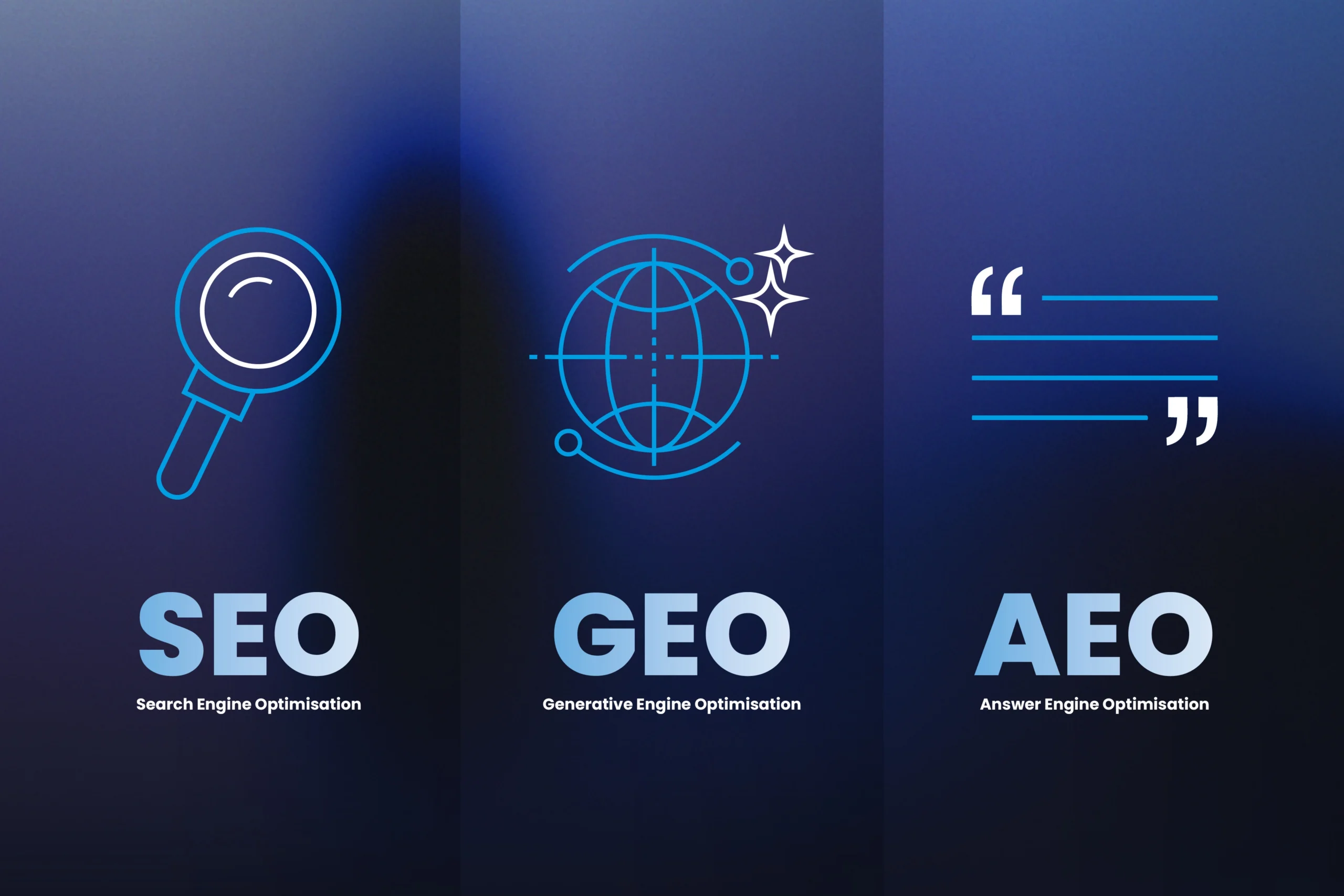 SEO vs GEO vs AEO: Understanding the Future of Search - Fenti Marketing